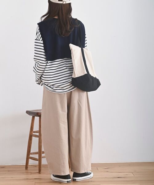 rps（アールピーエス）の「コットンサルエルパンツ（その他パンツ・レディース・アイボリー/ブラック/ベージュ/カーキ・フリー）」の13枚目の写真