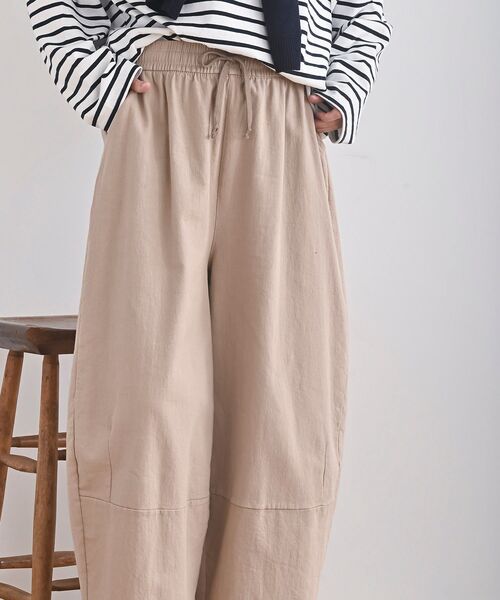 rps（アールピーエス）の「コットンサルエルパンツ（その他パンツ・レディース・アイボリー/ブラック/ベージュ/カーキ・フリー）」の14枚目の写真