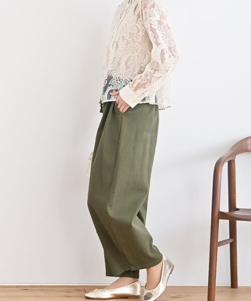 rps（アールピーエス）の「コットンサルエルパンツ（その他パンツ・レディース・アイボリー/ブラック/ベージュ/カーキ・フリー）」の19枚目の写真