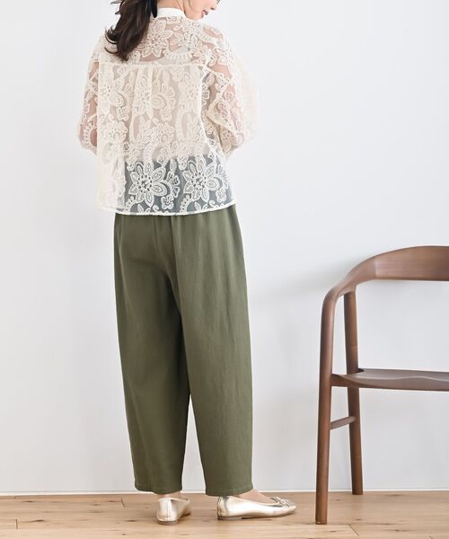 rps（アールピーエス）の「コットンサルエルパンツ（その他パンツ・レディース・アイボリー/ブラック/ベージュ/カーキ・フリー）」の20枚目の写真