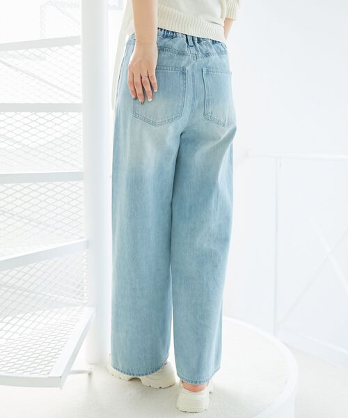 MAJESTIC LEGON(マジェスティックレゴン)の「トキメキデニム(デニムパンツ・レディース・サックスブルー/ピンク・SMALL/MEDIUM/LARGE)」の13枚目の写真