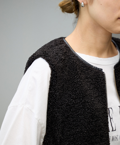 セール】≪追加 / 手洗い可能≫ボアベスト（その他アウター