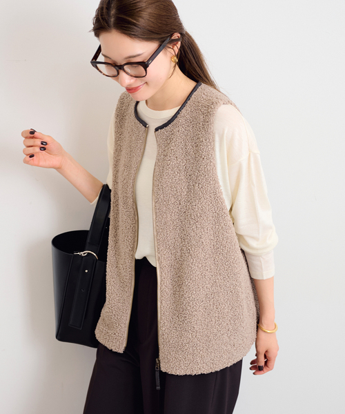 セール】≪追加 / 手洗い可能≫ボアベスト（その他アウター