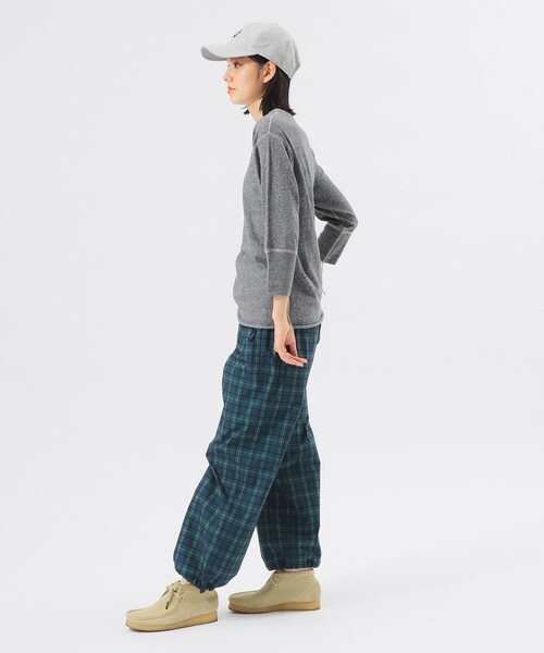 Healthknit（ヘルスニット）の「【別注】Healthknit / BB ヘンリーネック Tシャツ ７分袖（Tシャツ/カットソー・レディース・ナチュラル/ブラック系その他4・ONE SIZE）」の7枚目の写真