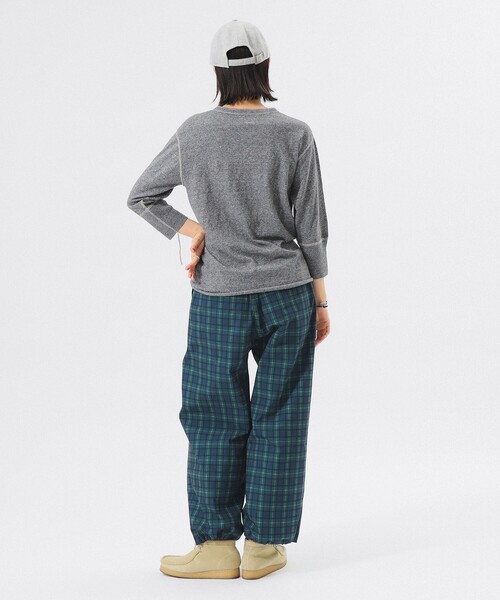 Healthknit（ヘルスニット）の「【別注】Healthknit / BB ヘンリーネック Tシャツ ７分袖（Tシャツ/カットソー・レディース・ナチュラル/ブラック系その他4・ONE SIZE）」の8枚目の写真