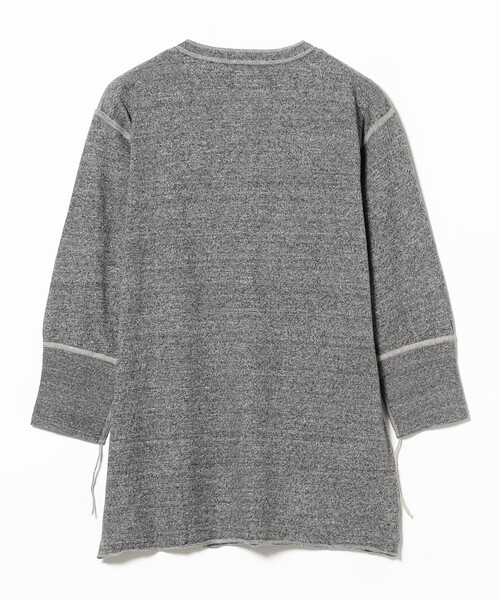 Healthknit（ヘルスニット）の「【別注】Healthknit / BB ヘンリーネック Tシャツ ７分袖（Tシャツ/カットソー・レディース・ナチュラル/ブラック系その他4・ONE SIZE）」の11枚目の写真