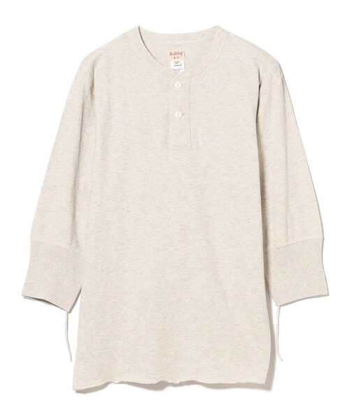 Healthknit（ヘルスニット）の「【別注】Healthknit / BB ヘンリーネック Tシャツ ７分袖（Tシャツ/カットソー・レディース・ナチュラル/ブラック系その他4・ONE SIZE）」の13枚目の写真