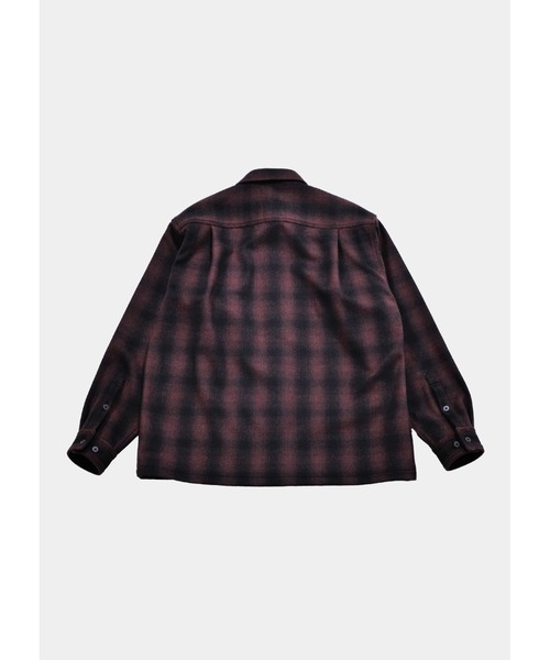 APPLEBUM(アップルバム)の「Nel Shirt Jacket(シャツ/ブラウス・メンズ・グレー/ブラウン・MEDIUM/LARGE/X-LARGE)」の3枚目の写真