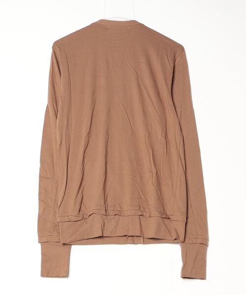 N4(エヌフォー)の「N4 エヌフォー / FLY FLONT CARDIGAN フライフロントカーディガン / N11323SC03(カーディガン/ボレロ・メンズ・ブラック/ホワイト/ブラウン・1/2)」の5枚目の写真