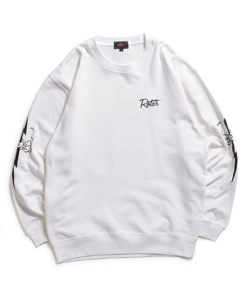 ROTAR(ローター)の「RT Ligtning SWEAT(スウェット・メンズ・サンドベージュ/ホワイト/ブラック/ミックスグレー・X-LARGE/LARGE/MEDIUM/SMALL)」の1枚目の写真