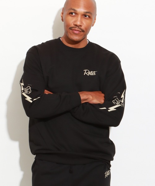 ROTAR(ローター)の「RT Ligtning SWEAT(スウェット・メンズ・サンドベージュ/ホワイト/ブラック/ミックスグレー・X-LARGE/LARGE/MEDIUM/SMALL)」の7枚目の写真