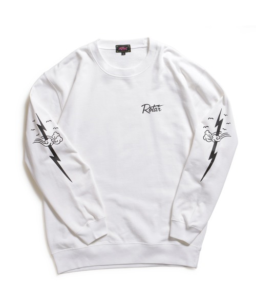 ROTAR(ローター)の「RT Ligtning SWEAT(スウェット・メンズ・サンドベージュ/ホワイト/ブラック/ミックスグレー・X-LARGE/LARGE/MEDIUM/SMALL)」の14枚目の写真