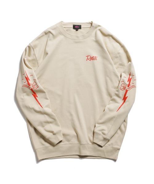 ROTAR(ローター)の「RT Ligtning SWEAT(スウェット・メンズ・サンドベージュ/ホワイト/ブラック/ミックスグレー・X-LARGE/LARGE/MEDIUM/SMALL)」の16枚目の写真