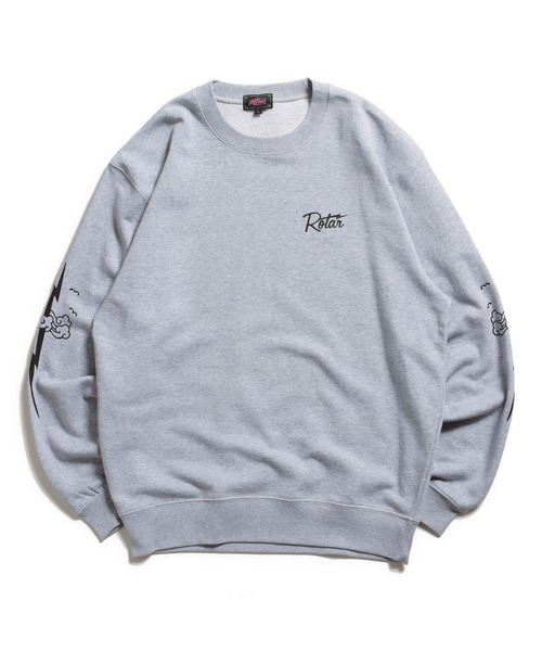 ROTAR(ローター)の「RT Ligtning SWEAT(スウェット・メンズ・サンドベージュ/ホワイト/ブラック/ミックスグレー・X-LARGE/LARGE/MEDIUM/SMALL)」の17枚目の写真