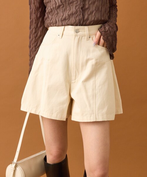 セール】タックワイドキュロット（その他パンツ）｜mystic