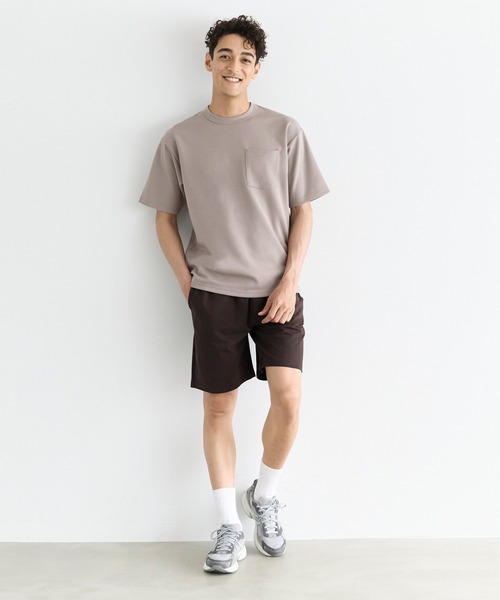 coca(coca)(コカ)の「ソフトジャージポケットTシャツ(Tシャツ/カットソー・メンズ・ホワイト/イエロー/グレイッシュベージュ/ブラック・XL/M/L)」の10枚目の写真