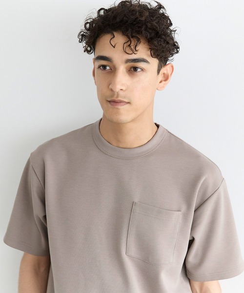 coca(coca)(コカ)の「ソフトジャージポケットTシャツ(Tシャツ/カットソー・メンズ・ホワイト/イエロー/グレイッシュベージュ/ブラック・XL/M/L)」の12枚目の写真