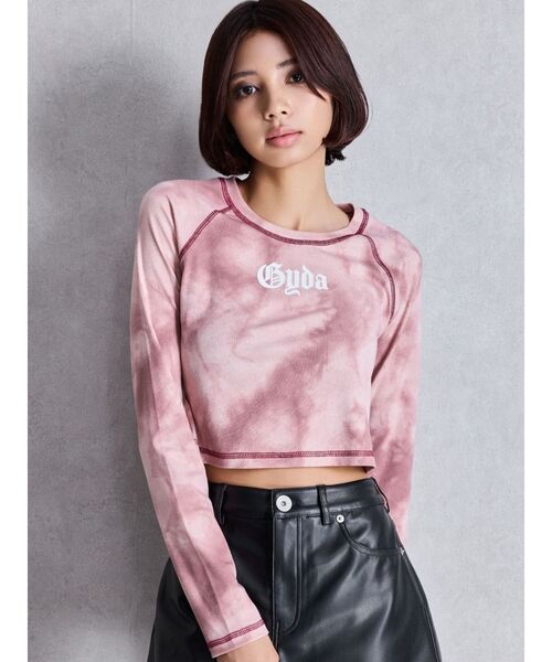tシャツ GYDA processing like shortトップス レディース GYDA processing like shortトップス（Tシャツ/カットソー