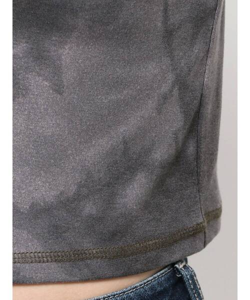 GYDA(ジェイダ)の「GYDA processing like shortトップス(Tシャツ/カットソー・レディース・ブラウン/レッド/ブラック・FREE)」の14枚目の写真