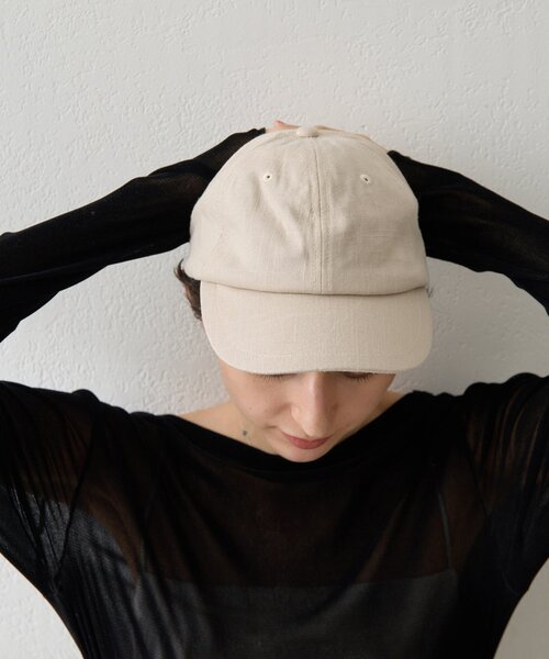 THE PAUSE(ザ ポーズ)の「【THE PAUSE】ローキャップ(キャップ・レディース・ブラック/ベージュ・FREE)」の5枚目の写真