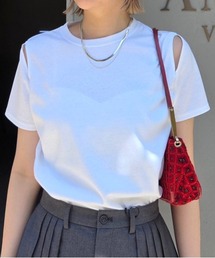Ameri vintage トップス　短丈 TWINKLE BIJOU SHORT KNIT TOP