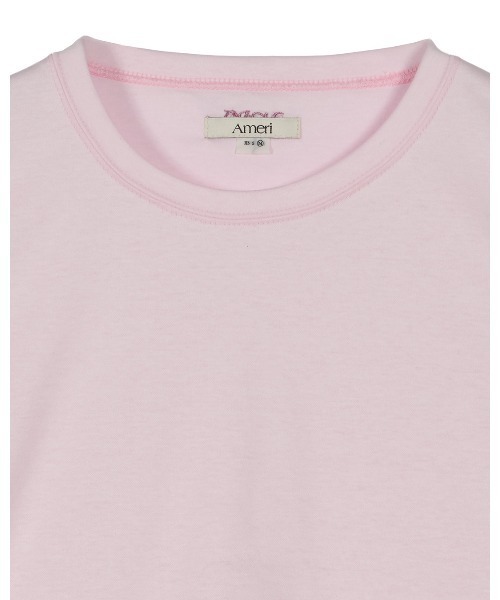 Ameri（アメリ）の「AURORA SHINE SHORT TOP（Tシャツ/カットソー
