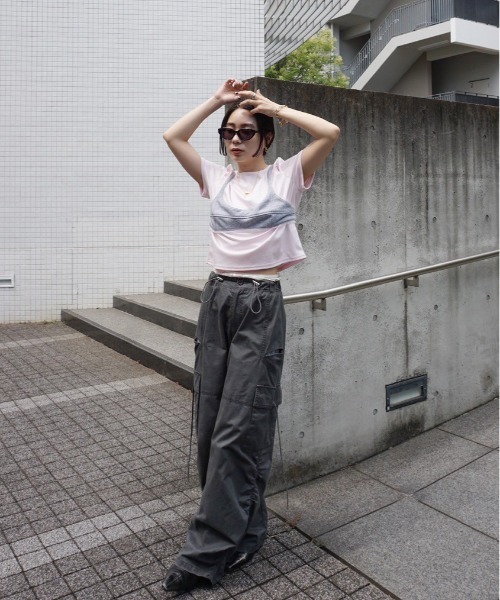 AURORA SHINE SHORT TOP（Tシャツ/カットソー）｜Ameri（アメリ