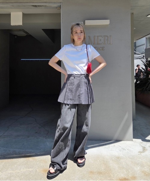 AURORA SHINE SHORT TOP（Tシャツ/カットソー）｜Ameri（アメリ