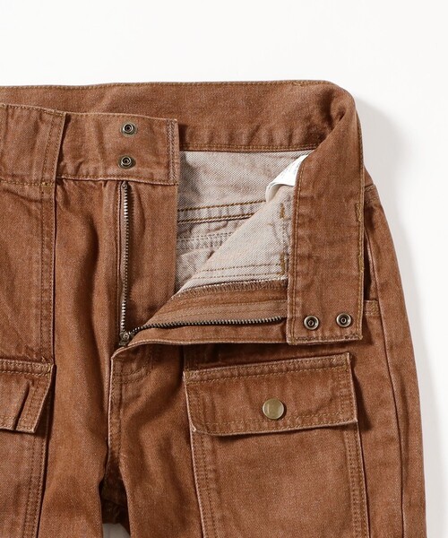 BEAMS BOY（ビームスボーイ）の「デニム ブッシュ パンツ（デニムパンツ・レディース・インディゴブルー/ブラウン・2/1/0）」の21枚目の写真