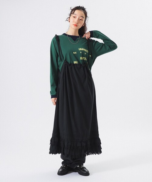 新品　ビームスボーイ　BEAMS BOY ユーロ ヴィンテージ タック スカート ユーロ ヴィンテージ フリル スカート（スカート）｜BEAMS BOY