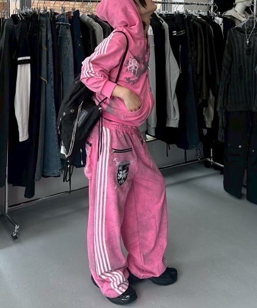 ✧*様 Cozy World wide スウェットパンツ ピンク ピンク系 COZY WORLDWIDE(コージーワールドワイド) スウェットパンツ