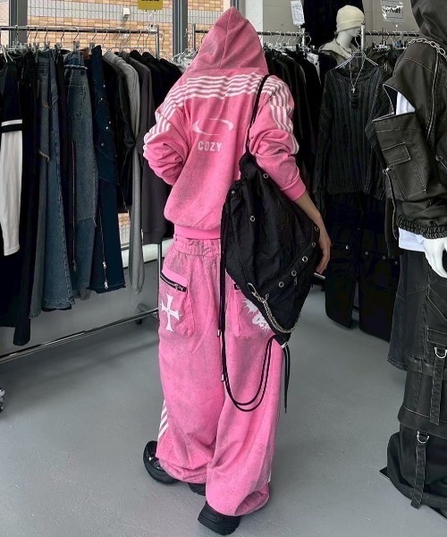 ✧*様 Cozy World wide スウェットパンツ ピンク ピンク系 COZY WORLDWIDE(コージーワールドワイド) スウェットパンツ