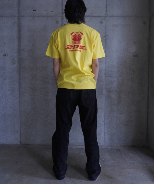 AKISHIKA design(アキシカデザイン)の「DOG EXP T-SHIRTS(Tシャツ/カットソー・メンズ・イエロー・L/M/XL)」の9枚目の写真