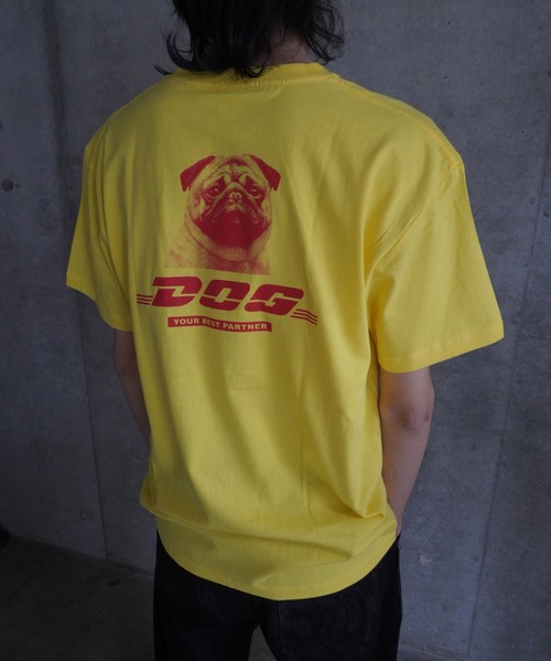 AKISHIKA design(アキシカデザイン)の「DOG EXP T-SHIRTS(Tシャツ/カットソー・メンズ・イエロー・L/M/XL)」の8枚目の写真