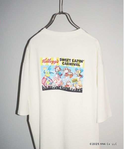Right-on（ライトオン）の「【店頭で人気】【Ｋｅｌｌｌｏｇｇ’ｓ】プリントＴシャツ（Tシャツ/カットソー・メンズ・キナリ/ダークグレー/ネイビー・L/XL/M）」の3枚目の写真