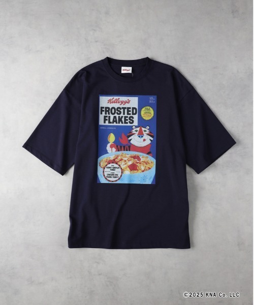 Right-on（ライトオン）の「【店頭で人気】【Ｋｅｌｌｌｏｇｇ’ｓ】プリントＴシャツ（Tシャツ/カットソー・メンズ・キナリ/ダークグレー/ネイビー・L/XL/M）」の17枚目の写真