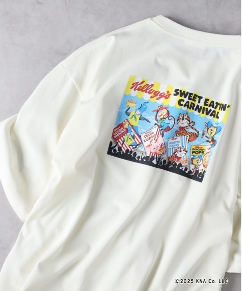 Right-on（ライトオン）の「【店頭で人気】【Ｋｅｌｌｌｏｇｇ’ｓ】プリントＴシャツ（Tシャツ/カットソー・メンズ・キナリ/ダークグレー/ネイビー・L/XL/M）」の5枚目の写真