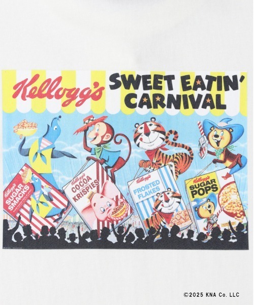 Right-on（ライトオン）の「【店頭で人気】【Ｋｅｌｌｌｏｇｇ’ｓ】プリントＴシャツ（Tシャツ/カットソー・メンズ・キナリ/ダークグレー/ネイビー・L/XL/M）」の8枚目の写真