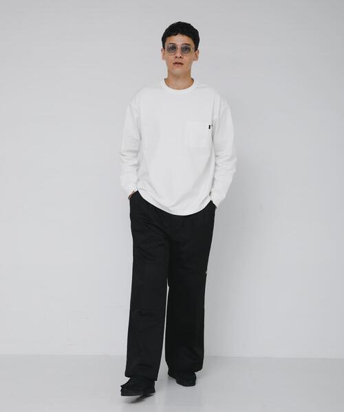 URBAN RESEARCH Sonny Label（アーバンリサーチサニーレーベル）の「ポンチポケット付ロングスリーブTシャツ（Tシャツ/カットソー・メンズ・ホワイト/ブラック/チャコールグレー/グレー系その他/ベージュ系その他・MEDIUM/LARGE/X-LARGE）」の9枚目の写真