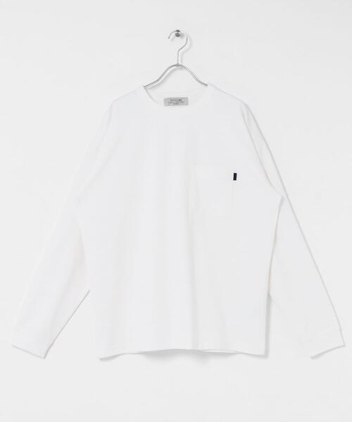 URBAN RESEARCH Sonny Label（アーバンリサーチサニーレーベル）の「ポンチポケット付ロングスリーブTシャツ（Tシャツ/カットソー・メンズ・ホワイト/ブラック/チャコールグレー/グレー系その他/ベージュ系その他・MEDIUM/LARGE/X-LARGE）」の16枚目の写真