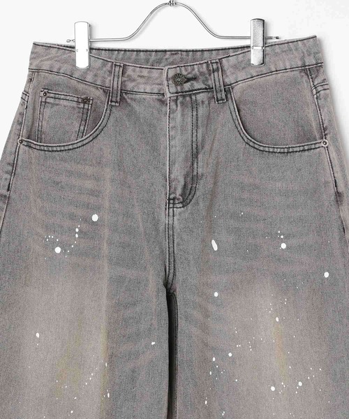 3.3 Field Trip (3.3フィールドトリップ)の「3.3 Field Trip/バレルペイントデニム(その他パンツ・メンズ・ライトグレー・LARGE/MEDIUM)」の4枚目の写真