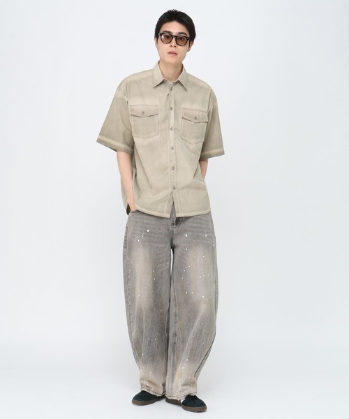 3.3 Field Trip (3.3フィールドトリップ)の「3.3 Field Trip/バレルペイントデニム(その他パンツ・メンズ・ライトグレー・LARGE/MEDIUM)」の10枚目の写真