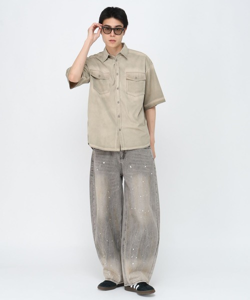3.3 Field Trip (3.3フィールドトリップ)の「3.3 Field Trip/バレルペイントデニム(その他パンツ・メンズ・ライトグレー・LARGE/MEDIUM)」の11枚目の写真