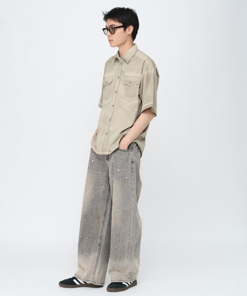 3.3 Field Trip (3.3フィールドトリップ)の「3.3 Field Trip/バレルペイントデニム(その他パンツ・メンズ・ライトグレー・LARGE/MEDIUM)」の12枚目の写真