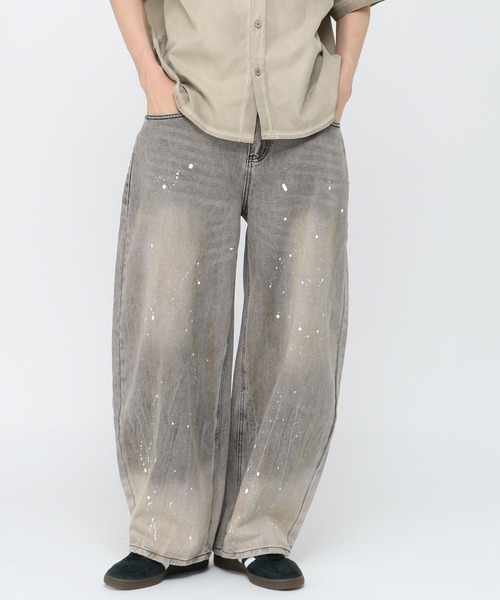 3.3 Field Trip (3.3フィールドトリップ)の「3.3 Field Trip/バレルペイントデニム(その他パンツ・メンズ・ライトグレー・LARGE/MEDIUM)」の13枚目の写真