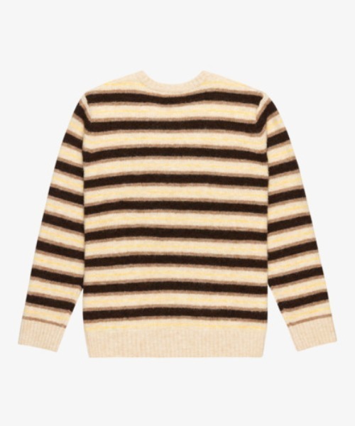 Quiksilver(クイックシルバー)の「LAGOS STRIPED CREW S /クイックシルバーボーダー柄ニット(ニット/セーター・メンズ・ベージュ・X-LARGE/LARGE/MEDIUM)」の2枚目の写真