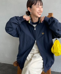 フレッドペリー　レディースブルゾン　ネイビー　　サイズUK10 フレッドペリー(Fred Perry) レディースジャケット・アウター