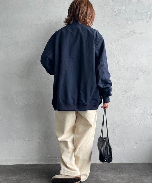 フレッドペリー　ジップアップジャケット　薄手ブルゾン　ネイビー FRED PERRY（フレッドペリー）の「Patch Pocket Zip Through