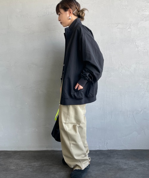 フレッドペリー　ジップアップジャケット　薄手ブルゾン　ネイビー 希少 FRED PERRY フレッドペリー ジャケット ネイビー XXL Fred