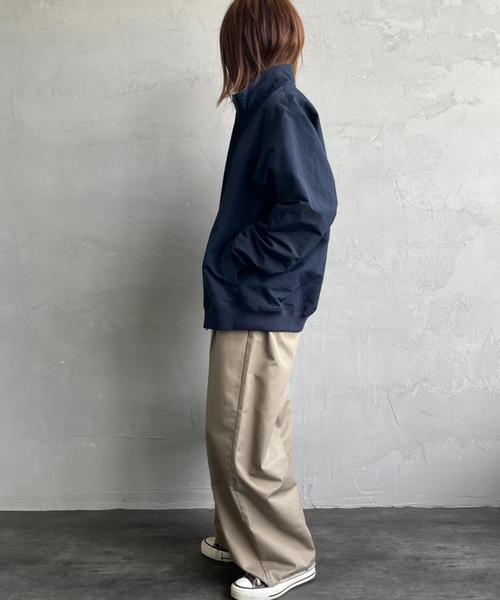 FRED PERRY（フレッドペリー）の「[FRED PERRY/フレッドペリー] 別注 ナイロン ブレンサムジャケット（ブルゾン・レディース・ブラック/ネイビー/ライトベージュ・8/10/12/14）」の22枚目の写真